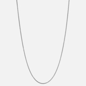 Miansai 18 inch Sterling Silver 1.3mm Cuban Chain Necklace